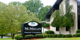 Front exterior at McMillan Funeral Home