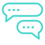 conversation icon with message bubbles