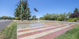 Veterans memorial at Sunset Hills Memorial Park