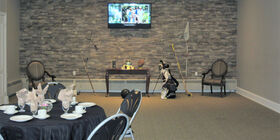 Basic reception venue at Comstock-Kaye Life Celebration Centre