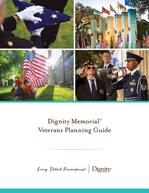 Dignity Memorial Veterans Planning Guide cover