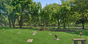 Cemetery grounds at Little Bethel Memorial Park