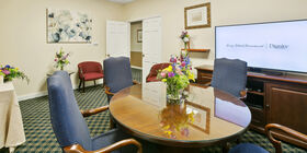 Arrangement room at Colonial Funeral Home