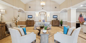 Lobby at Hardage-Giddens Funeral Home