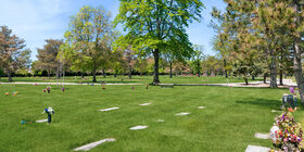 Cemetery grounds at Valley View Memorial Park and Funeral Home
