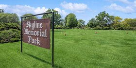 Cemetery grounds at Skyline Memorial Park Cemetery