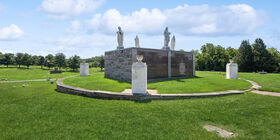 Mausoleum at Cedar Hill Cemetery