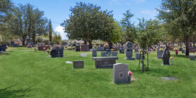 Cemetery grounds at East Lawn Palms Mortuary & Cemetery