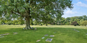 Cemetery grounds at Mount Comfort Cemetery