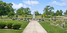 Cemetery grounds at Stonewall Memory Gardens