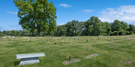 Cemetery grounds at Holly Hill Memorial Gardens