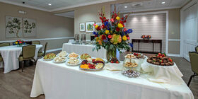 Catering display at Porter Loring Mortuary - North